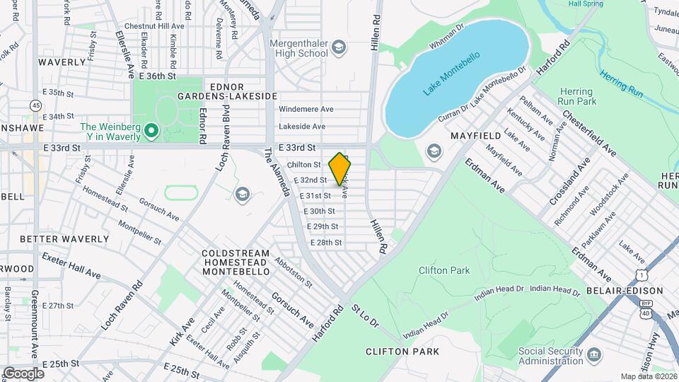 1726 E 31st St Map and Location Details