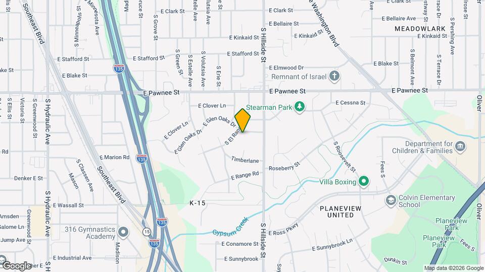 3111 E Glen Oaks Dr Map and Location Details