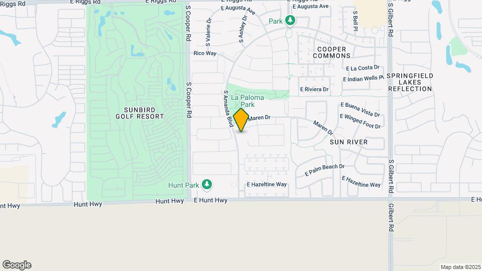 2303 E Winged Foot Dr Map and Location Details