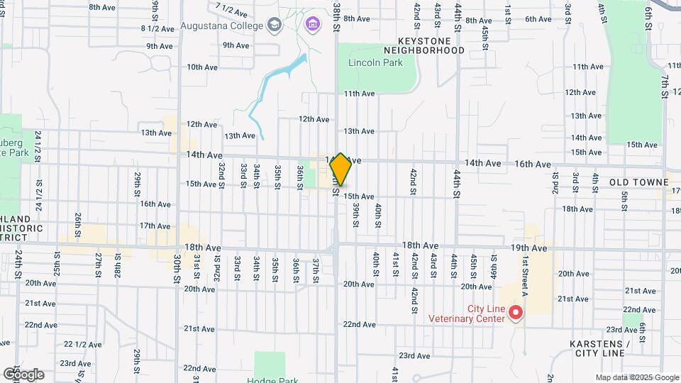 1445 38th St Map and Location Details