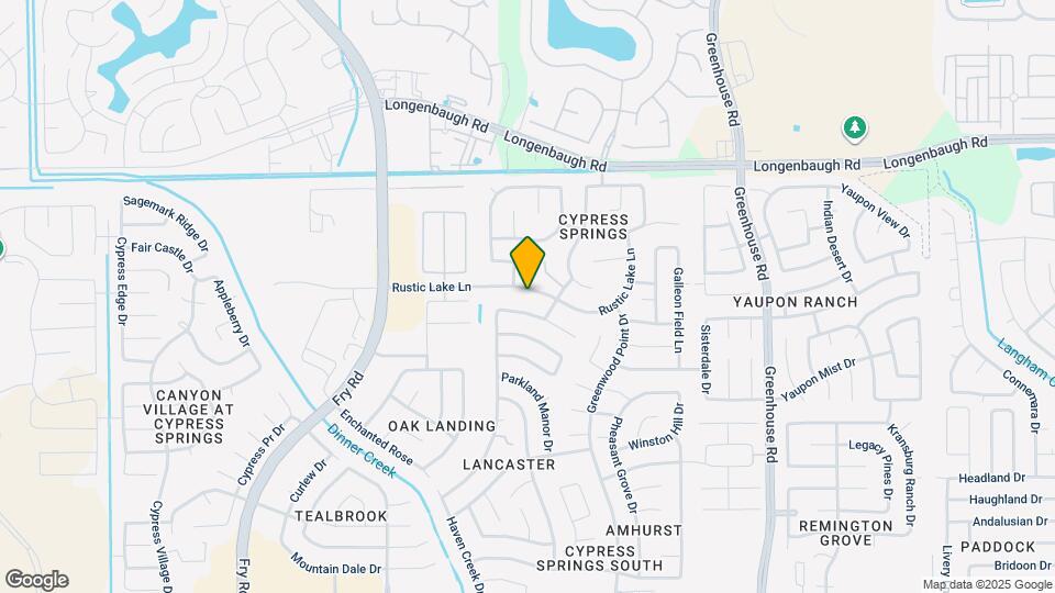 19923 Rustic Lake Ln Map and Location Details