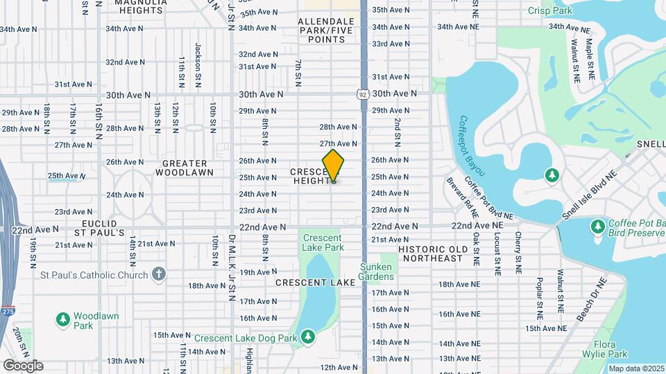 495 24th Ave N Map and Location Details