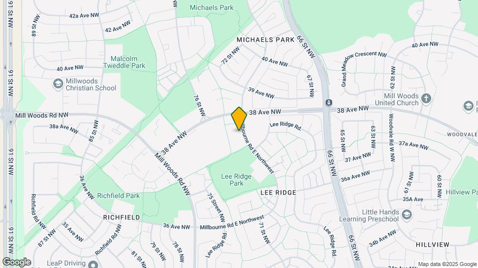 574 Millbourne Road East NW Map and Location Details