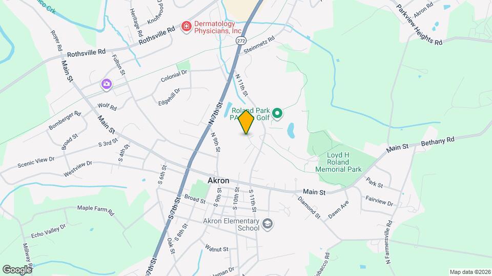 932 Orchard St Map and Location Details