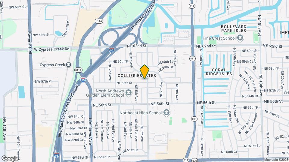 531 NE 58th St Map and Location Details