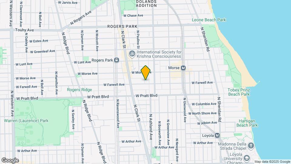 1626 W Farwell Ave Map and Location Details