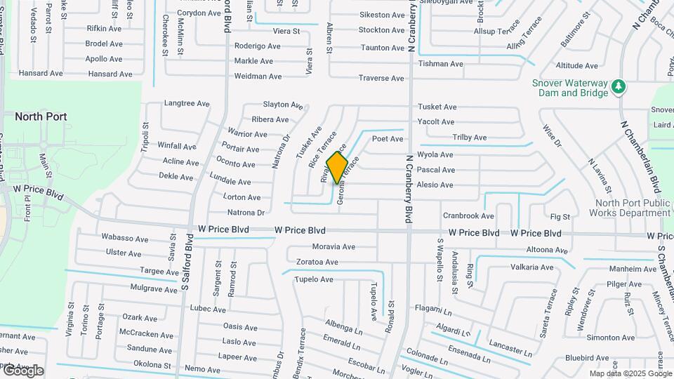 1225 Gerona Terrace Map and Location Details