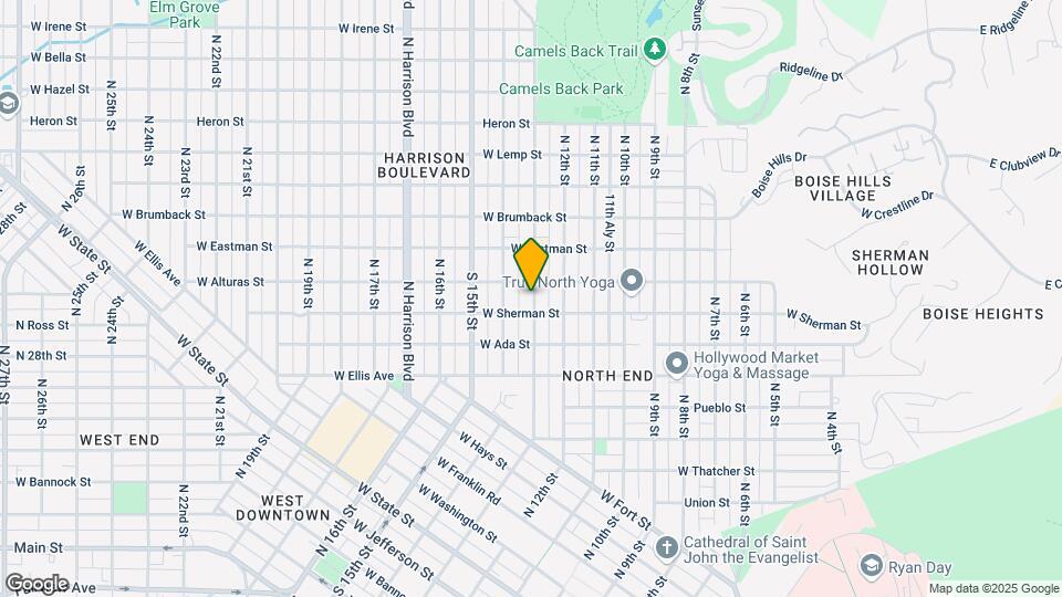 1411 N 13th St Map and Location Details