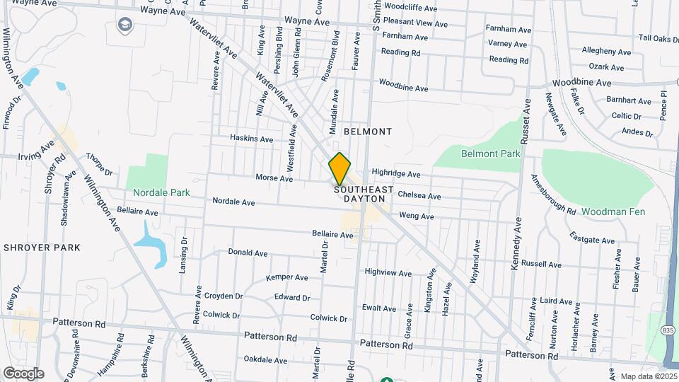 1025 Morse Ave Map and Location Details