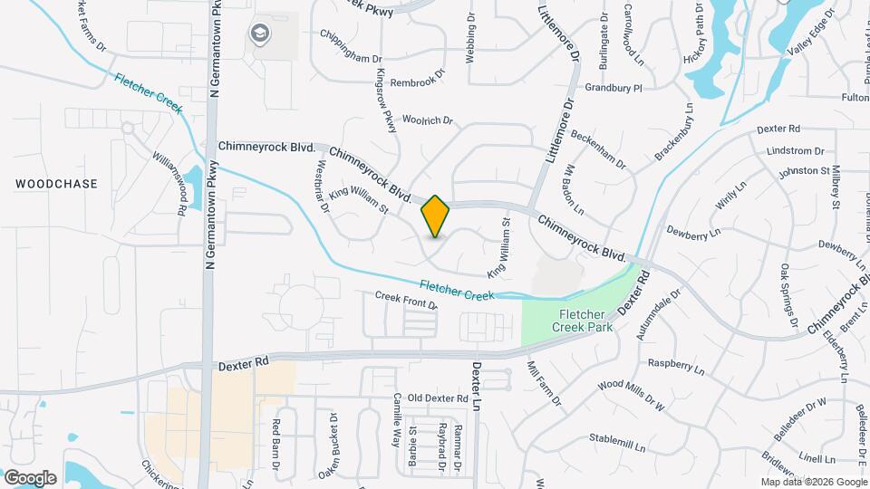 8428 Kings Trail Dr Map and Location Details