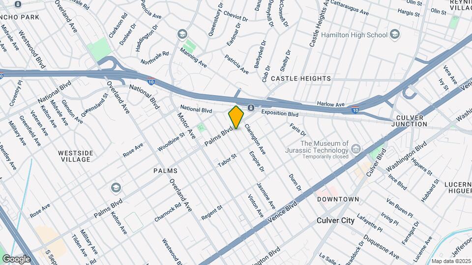 10138 Palms Blvd Map and Location Details
