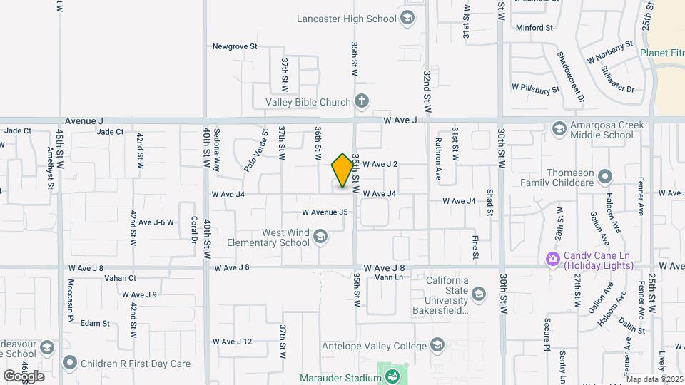 3515 W Ave J Map and Location Details