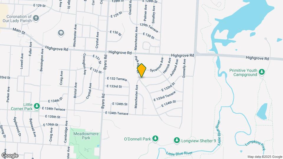 13235 Park Hills Dr Mapa y Detalles de la Ubicación