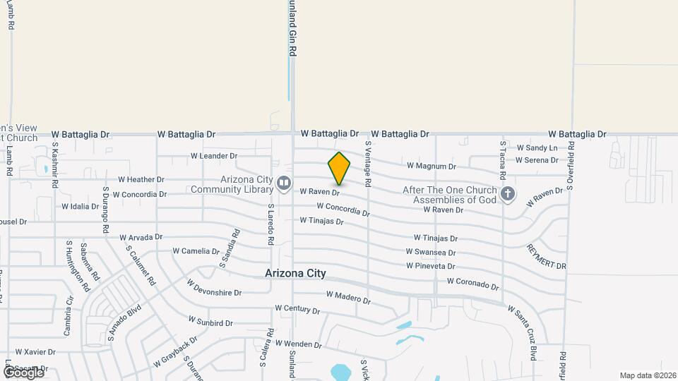 9346 W Raven Dr Mapa y Detalles de la Ubicación