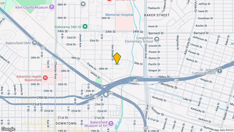 3200 San Dimas St Map and Location Details