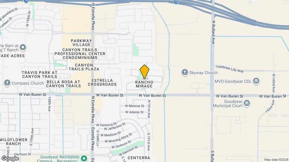 15122 W Polk St Map and Location Details