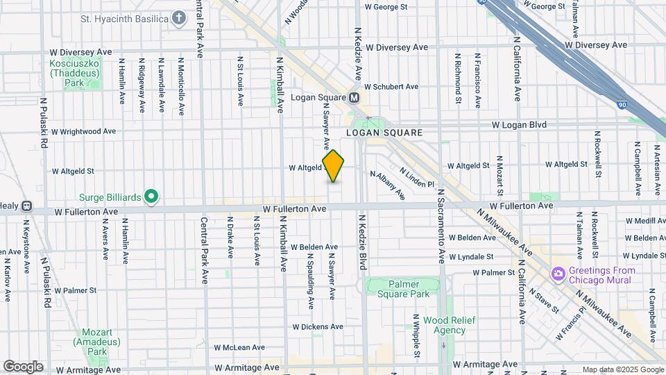 2427 N Sawyer Ave, Unit 2E Map and Location Details