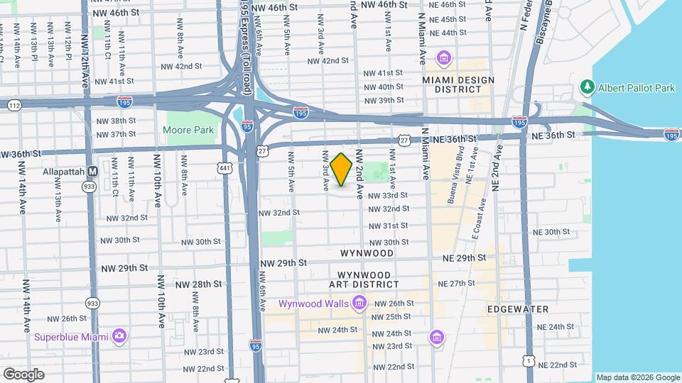 259 NW 33rd St Map and Location Details