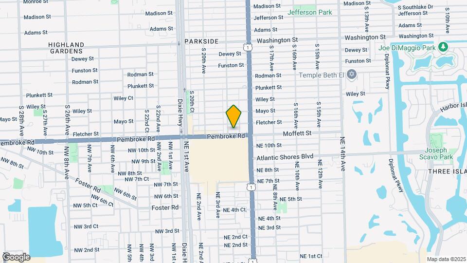 1845 Pembroke Rd Map and Location Details