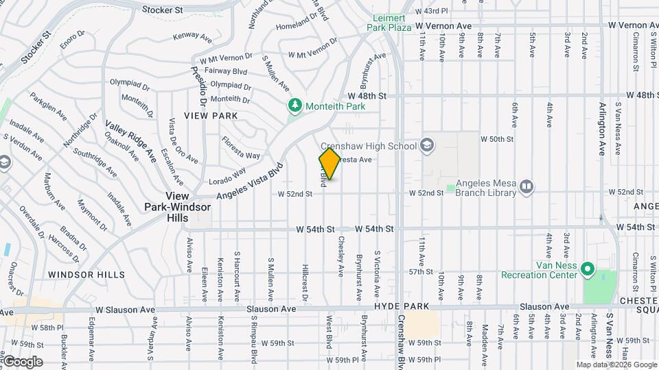 5142 West Blvd Mapa y Detalles de la Ubicación