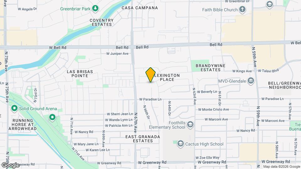 6543 W Kings Ave Map and Location Details