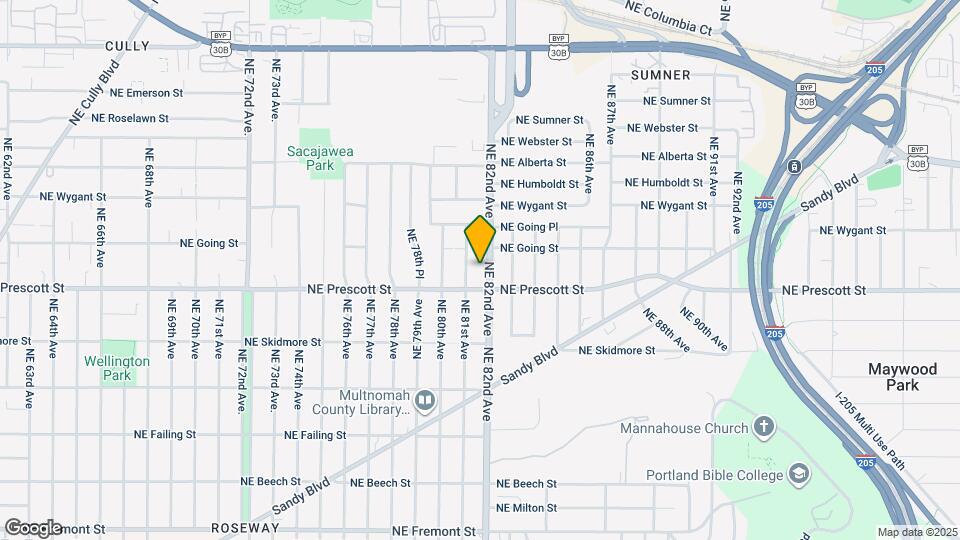 4537 NE 82nd Ave Map and Location Details