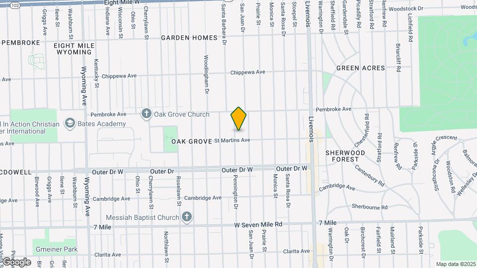 19724 Pennington Dr Map and Location Details