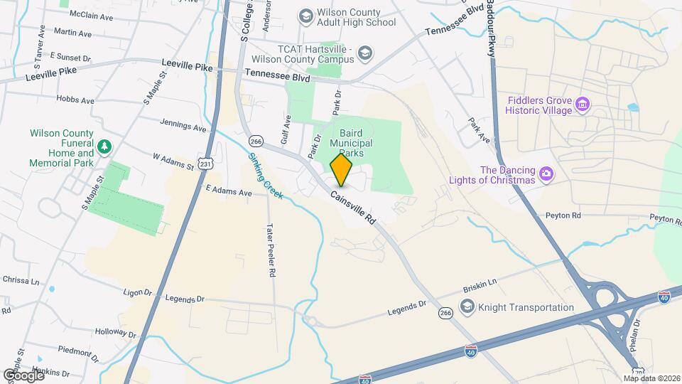 555 Cainsville Rd Map and Location Details