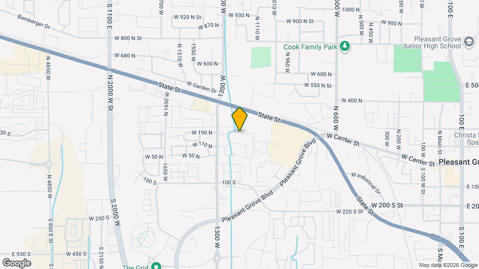 1195 W Dallin Dr Map and Location Details