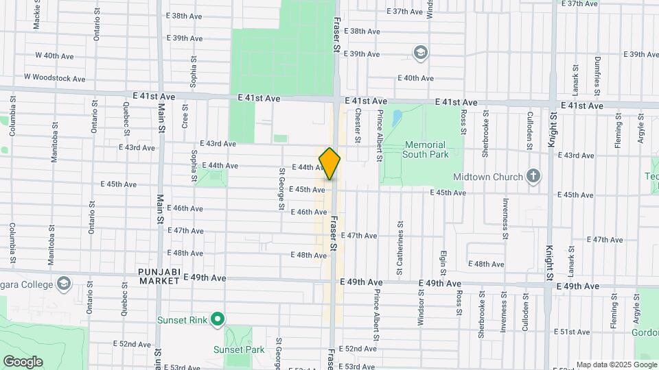 6095 Fraser St Map and Location Details