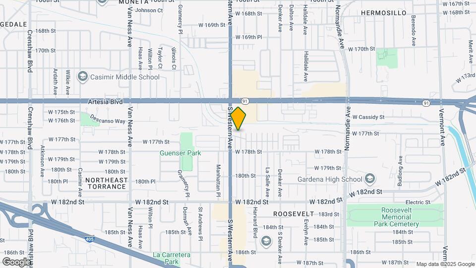 Garden West Estates (55+ Senior) Map and Location Details