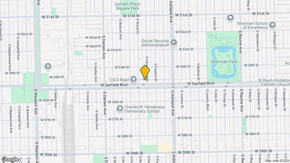 1740 W Garfield Blvd Map and Location Details