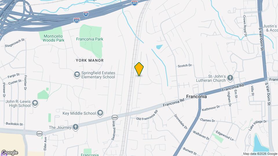 6129 Franconia Station Ln Map and Location Details