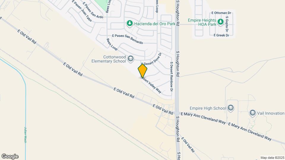 8778 S Desert Valley Way Map and Location Details