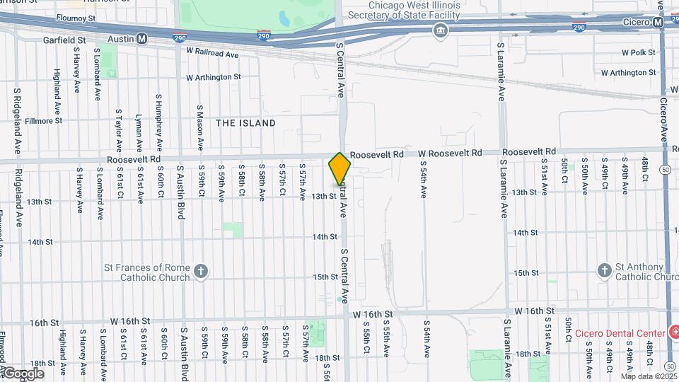 1244-1248 S Central Ave Map and Location Details
