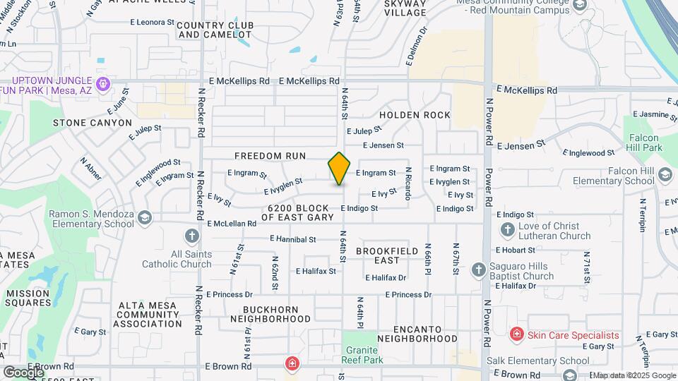 6360 E Ivy St Map and Location Details