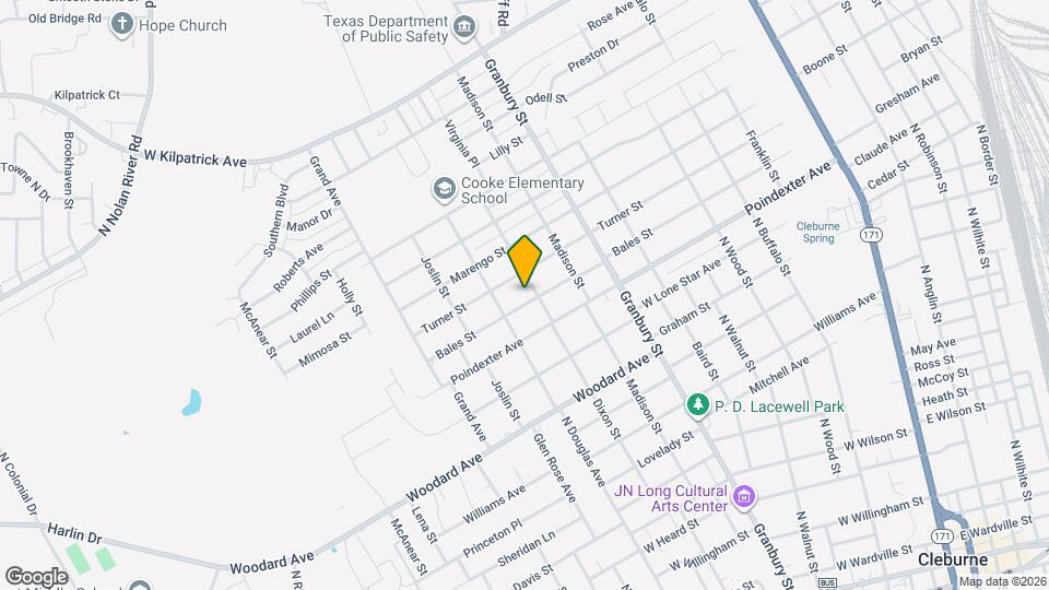 1006 Bales St Map and Location Details