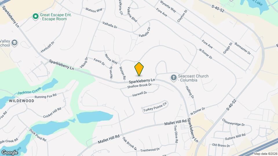 517 Sparkleberry Ln Map and Location Details