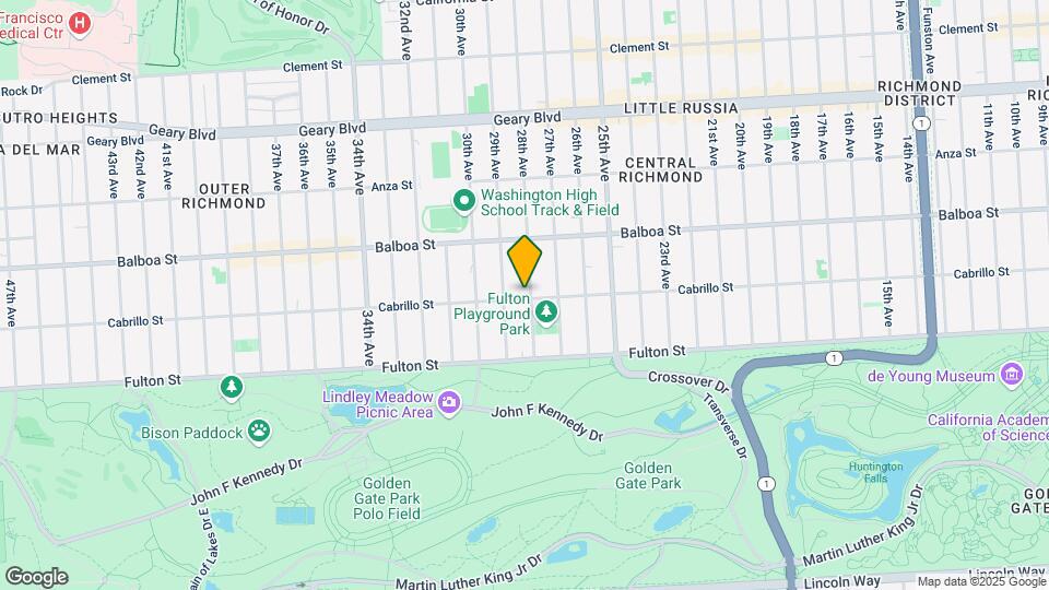 2710 Cabrillo St Map and Location Details