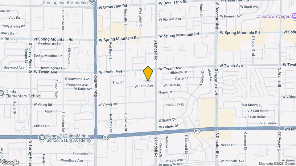 5590 W Katie Ave Map and Location Details