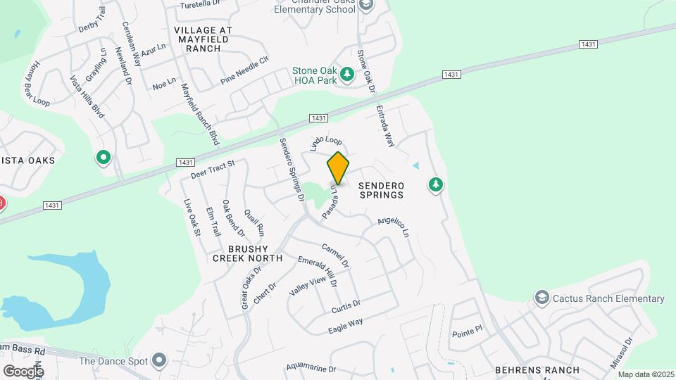 4212 Pasada Ln Map and Location Details