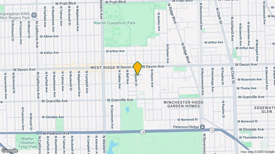 2145-2155 W Highland Ave Map and Location Details
