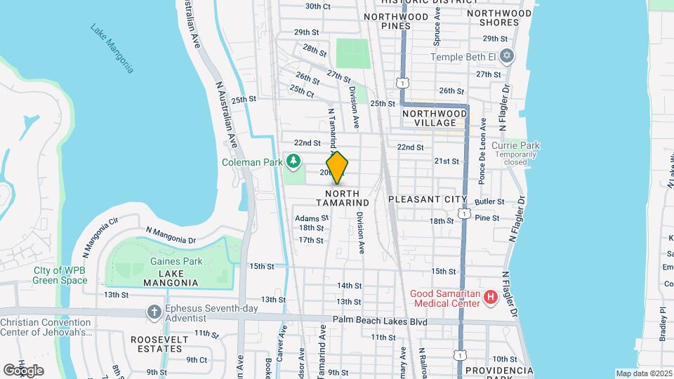 1942 N Tamarind Ave Map and Location Details