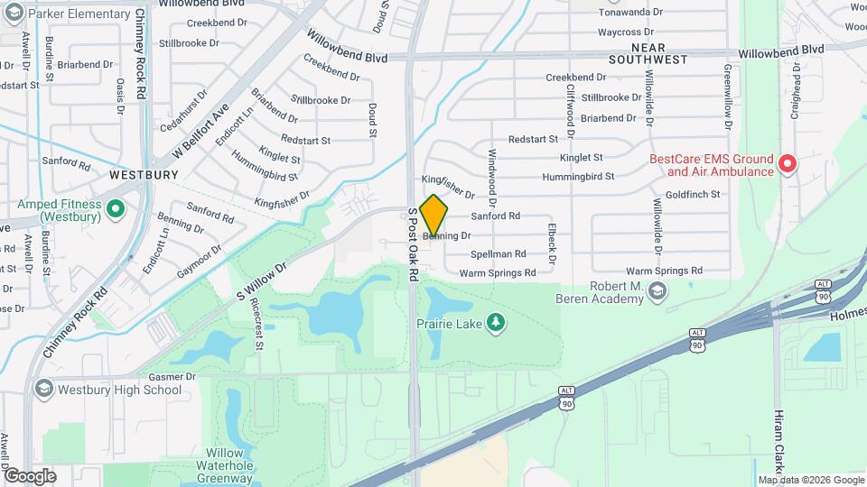 4851 Benning Dr Map and Location Details