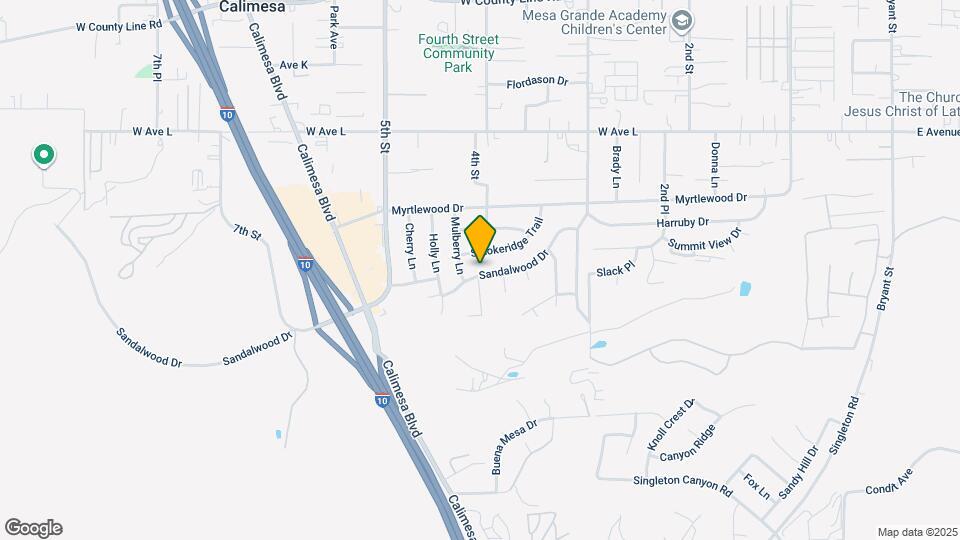 408 Sandalwood Dr Mapa y Detalles de la Ubicación