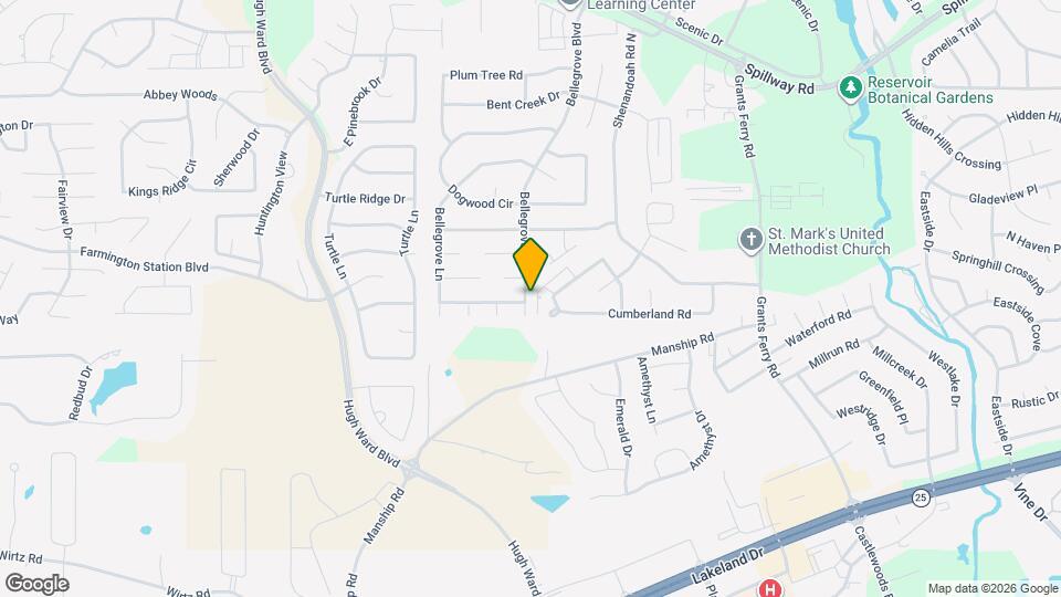 129 Bellegrove Cir Map and Location Details