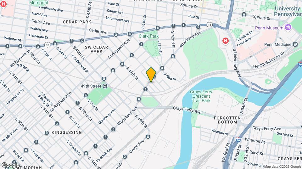4620 Woodland Ave Mapa y Detalles de la Ubicación