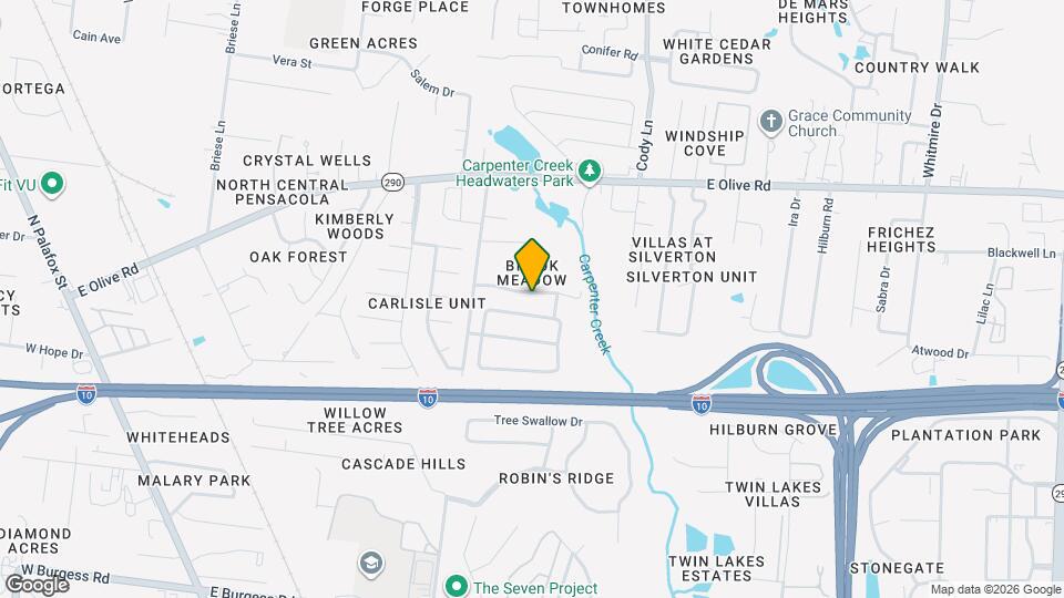 749 Brook Meadow Ln Map and Location Details
