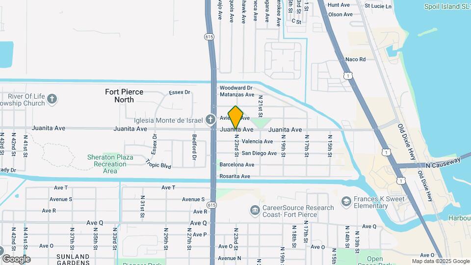 2301 Juanita Ave Map and Location Details