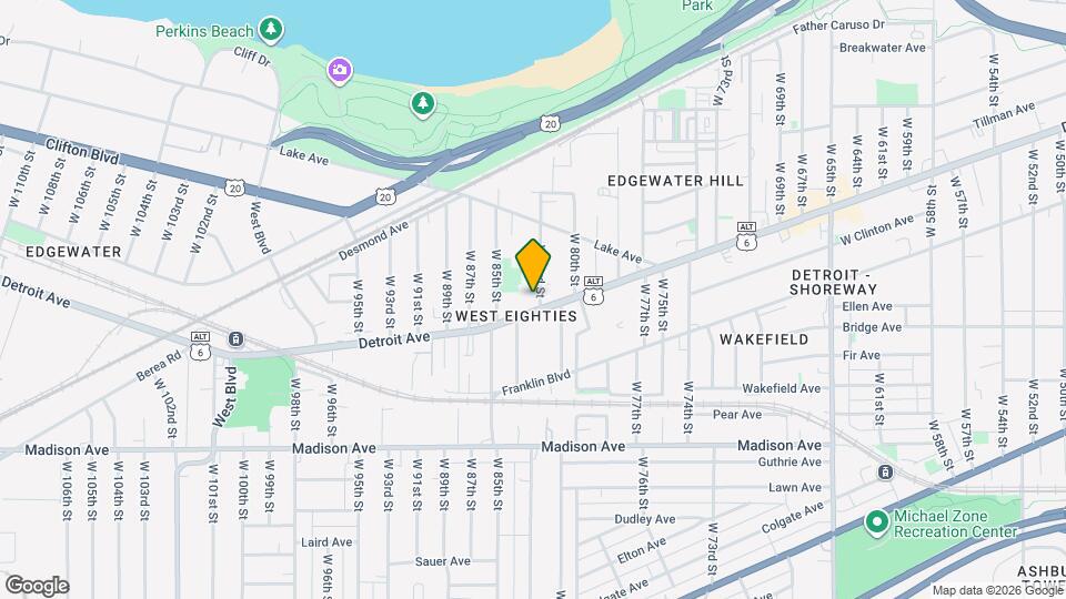 1388 W 83rd St Map and Location Details